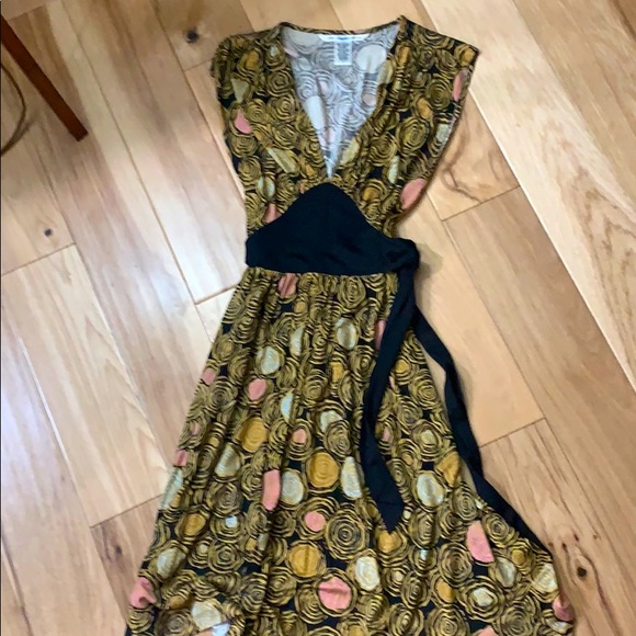 EUC VTG DVF Whimsical Wrap dress w/pockets🤩 - Picture 2 of 4
